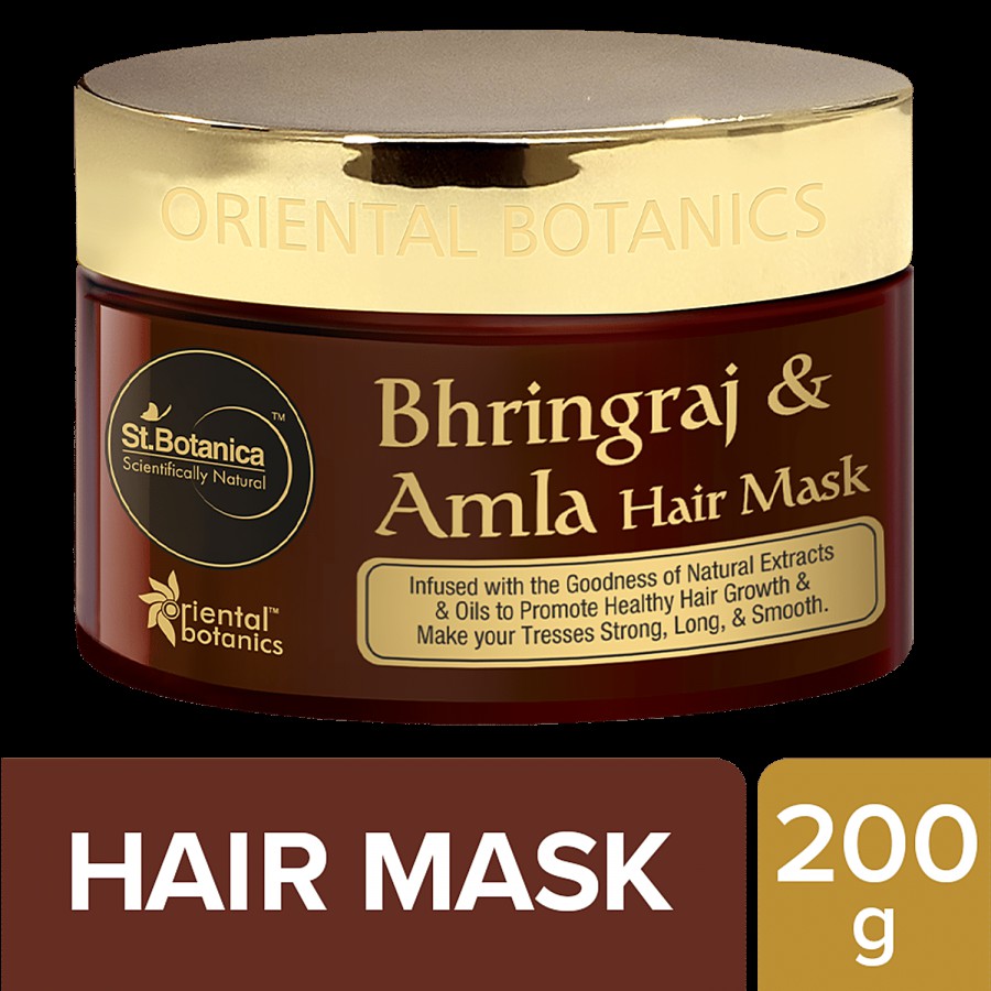 Oriental Botanics Bhringraj & Amla Hair Mask - For Long