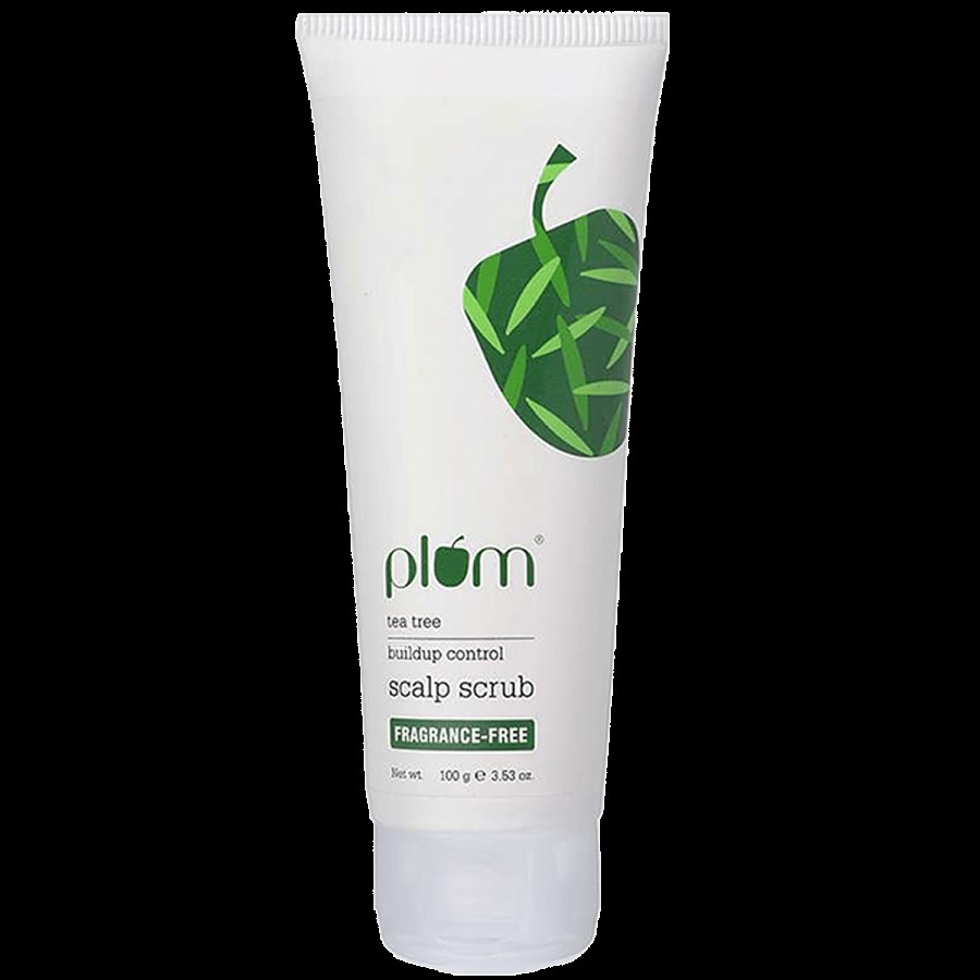 Plum Tea Tree Buildup Control Scalp Scrub - Fragrance Free