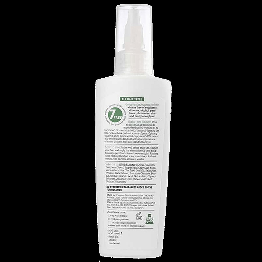 Plum Tea Tree Dandruff Fighting Scalp Serum - Fragrance Free