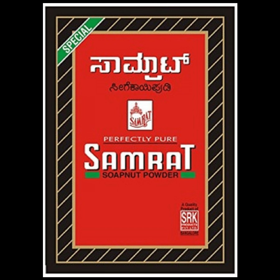 Samrat  Shikakai/Soapnut Powder - Anti-Dandruff Formula