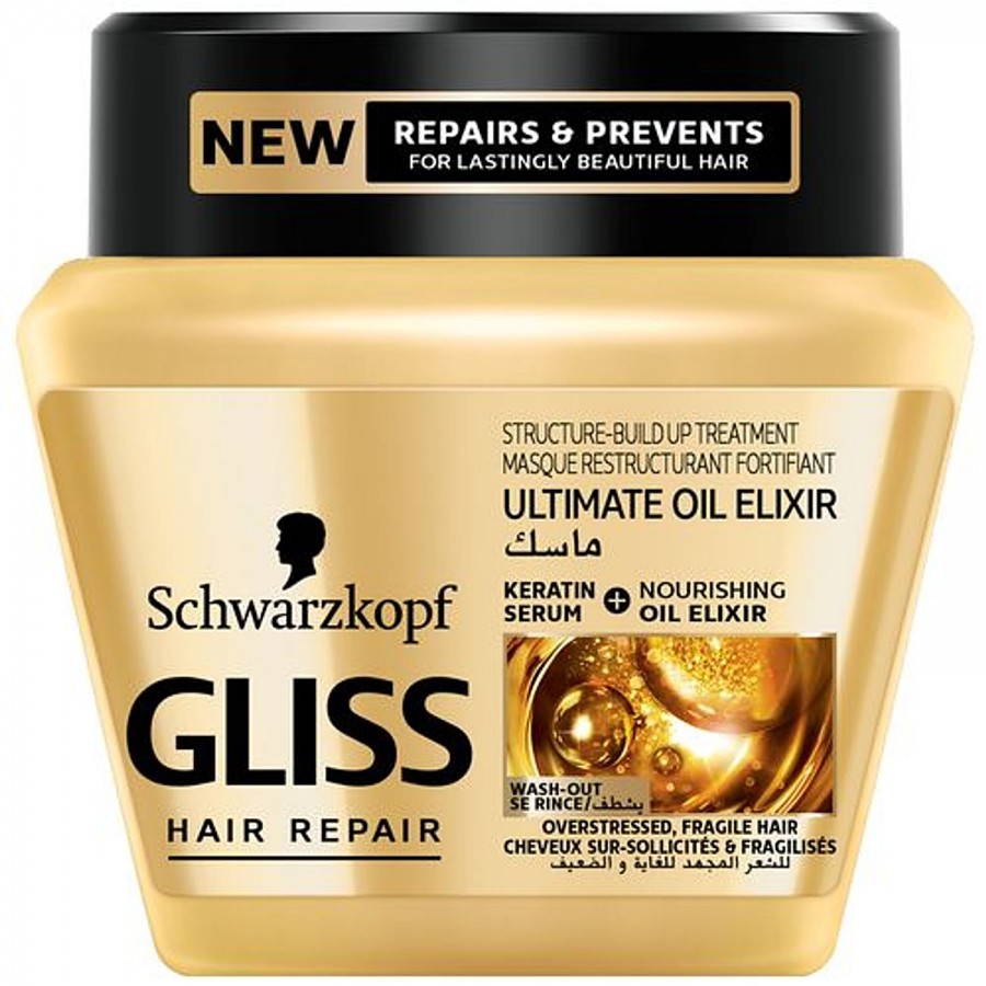 Schwarzkopf Gliss Hair Repair Ultimate Oil Elixir Structure Build Up Treatment