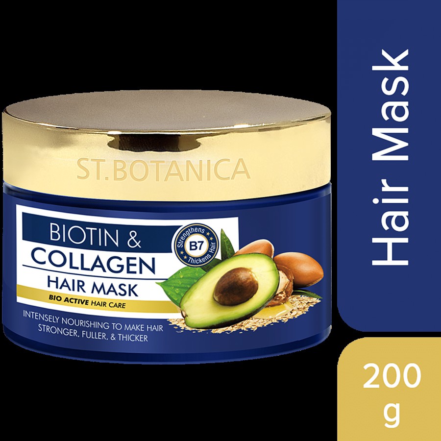 StBotanica Biotin & Collagen Hair Mask - Bio Active