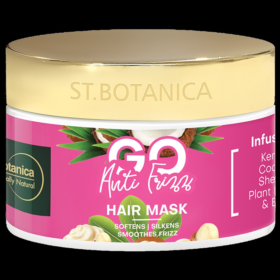 StBotanica GO Anti Frizz Hair Mask - Infused With Coconut Oil