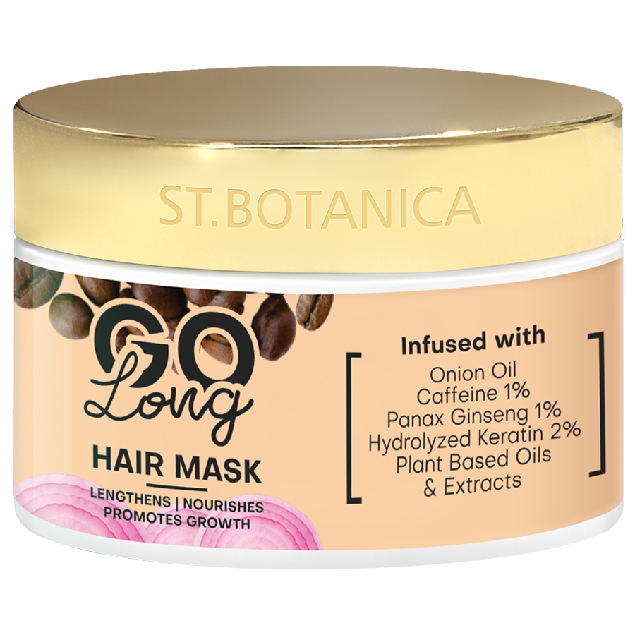 StBotanica GO Long Onion Hair Mask - Infused With Onion Oil