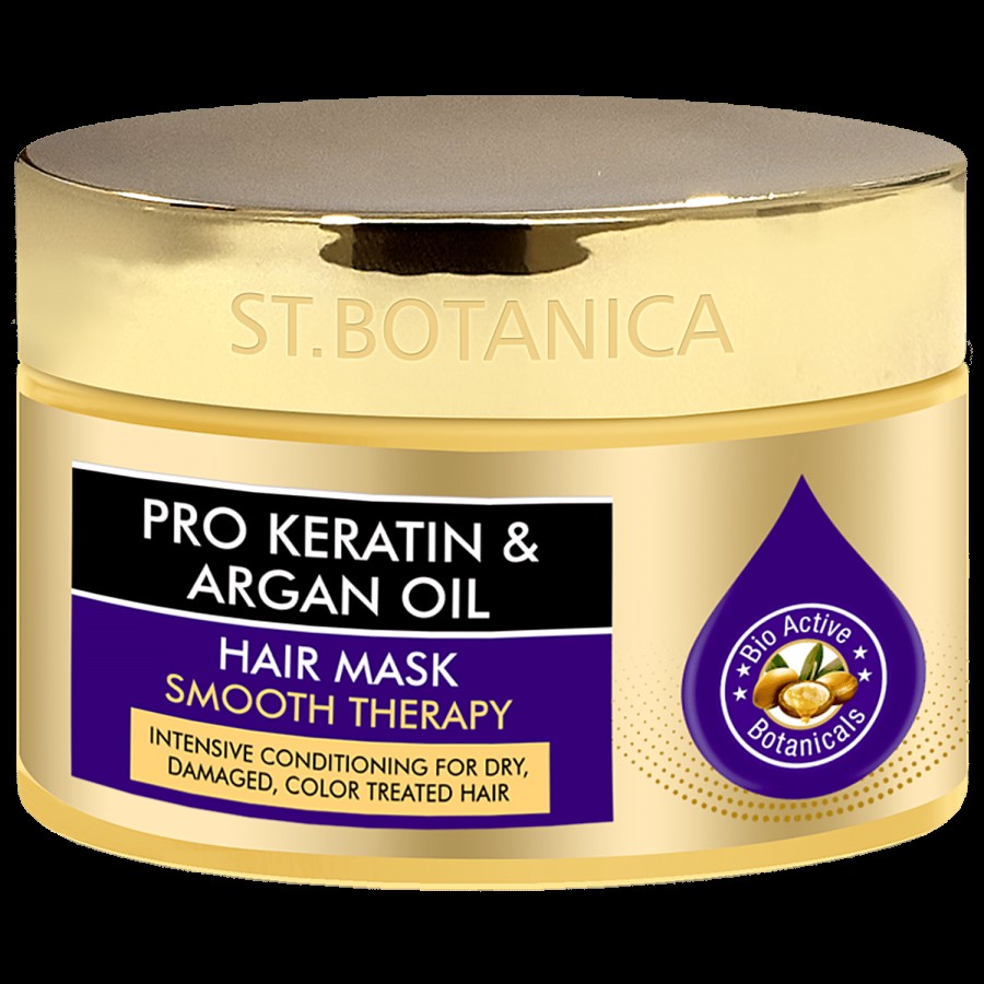 StBotanica Pro Keratin & Argan Oil Hair Mask - Smooth Therapy