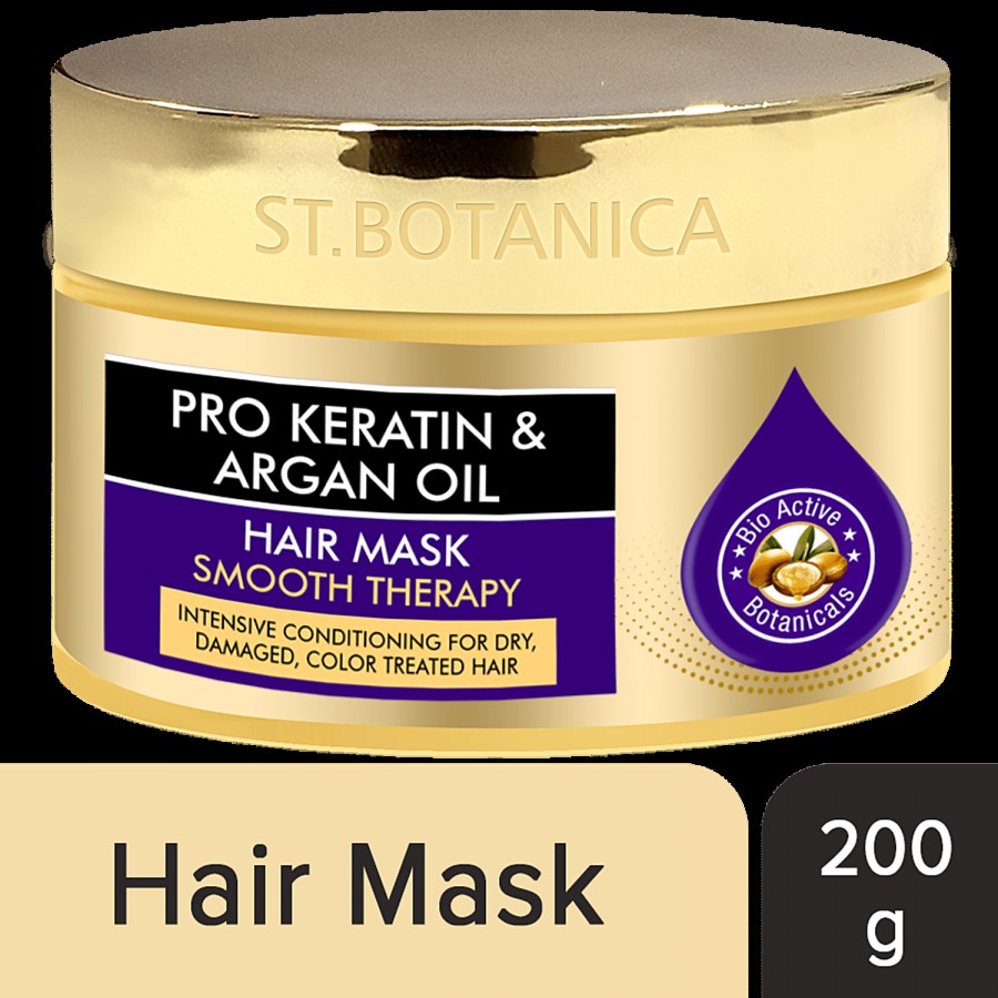 StBotanica Pro Keratin & Argan Oil Hair Mask - Smooth Therapy