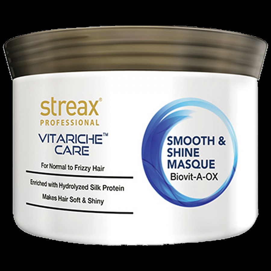 Streax Professional Vitariche Care Smooth & Shine Masque - With Hydrolyzed Silk Protein