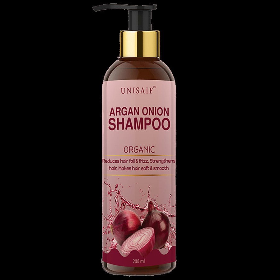 Unisaif Argan Onion Organic Shampoo