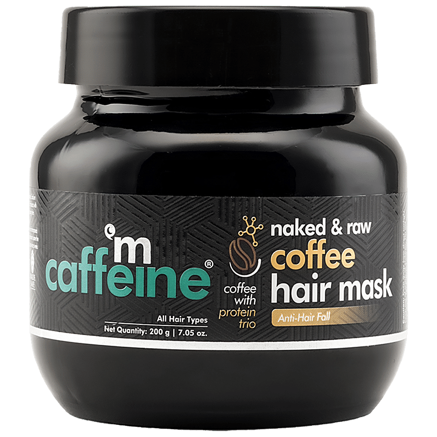 mCaffeine Naked & Raw Coffee Hair Mask - With Protein Trio