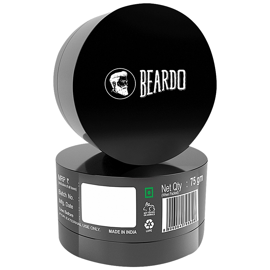 Beardo Beardo Ice Blast Hair Cream 75g | For Daily Soft Styling and Gloss