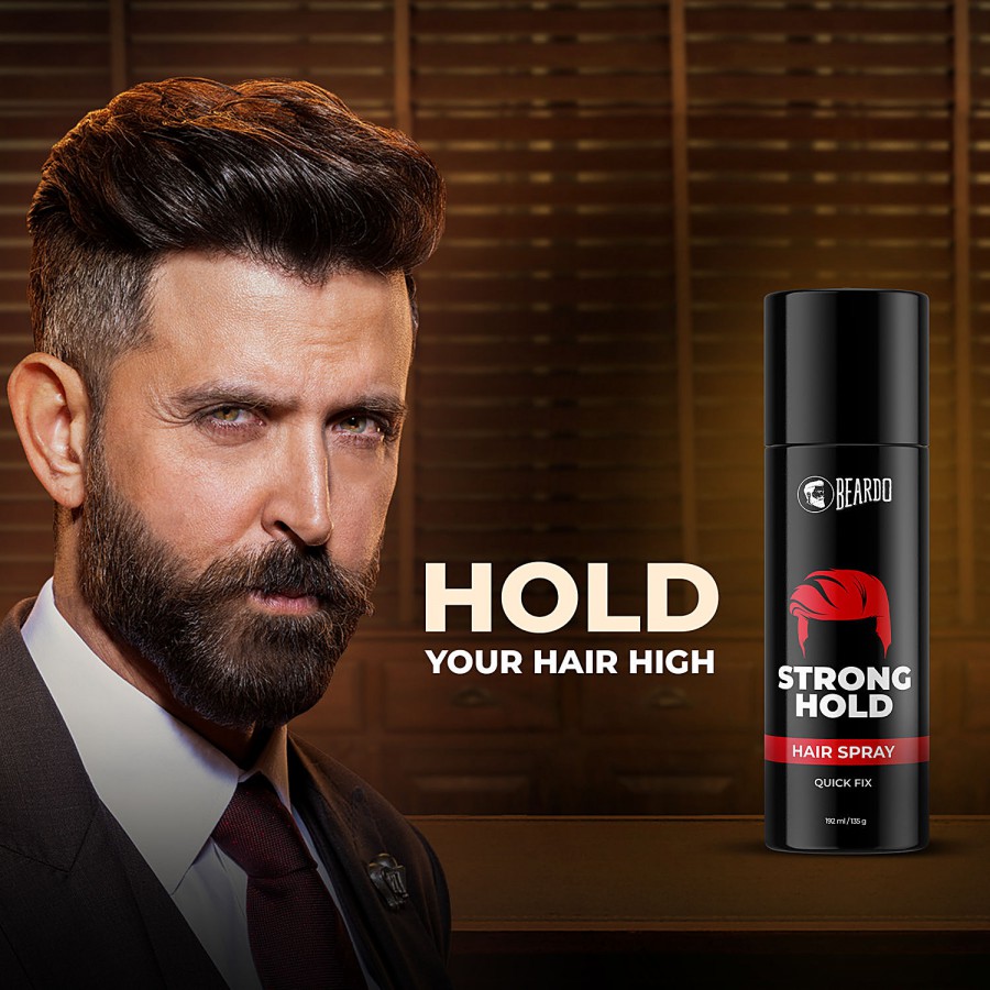 Beardo Strong Hold - Hair Spray For Men