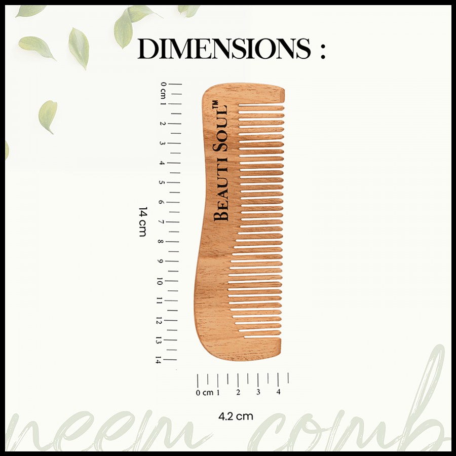 Beautisoul Wooden Neem Comb - Bina