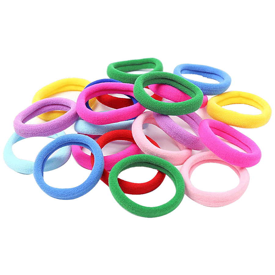 CS Multicoloured Hair Rubber - Hair Ponytail Band