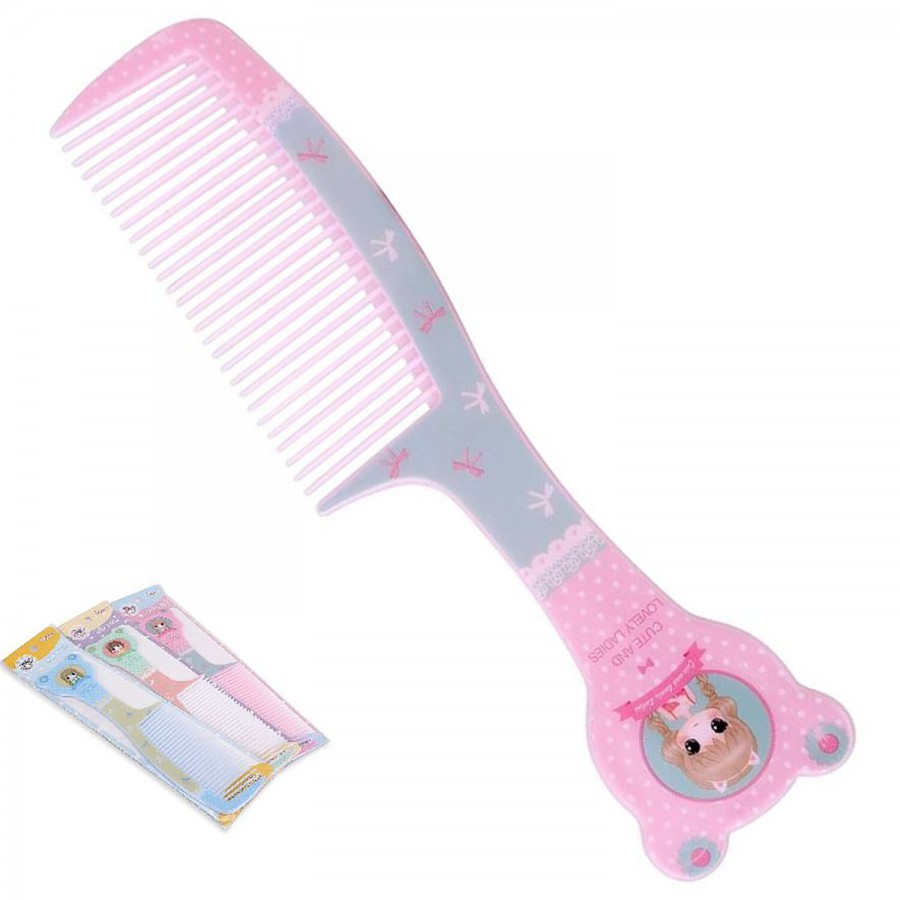 CS Beauty Hair Comb - With Round Handle