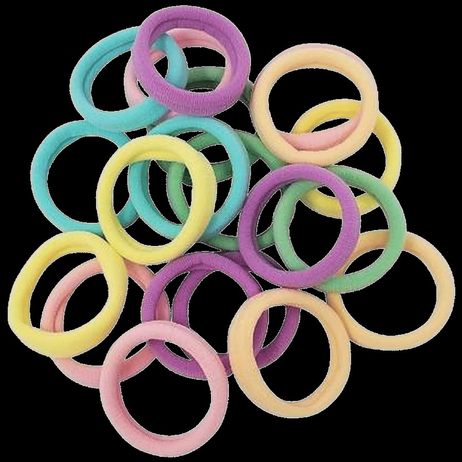 CS Beauty Hair Tie/Rubber Band - Light Multicoloured