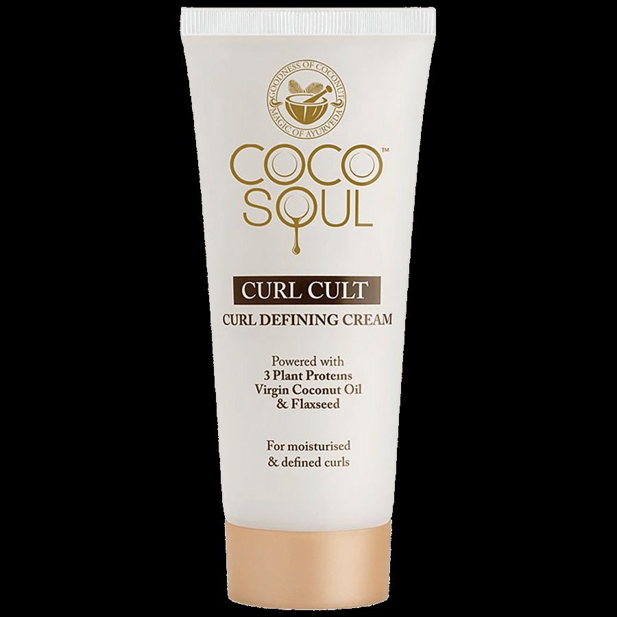 Coco Soul Curl Cult Hair Defining Cream - For Moisturised & Defined Curls