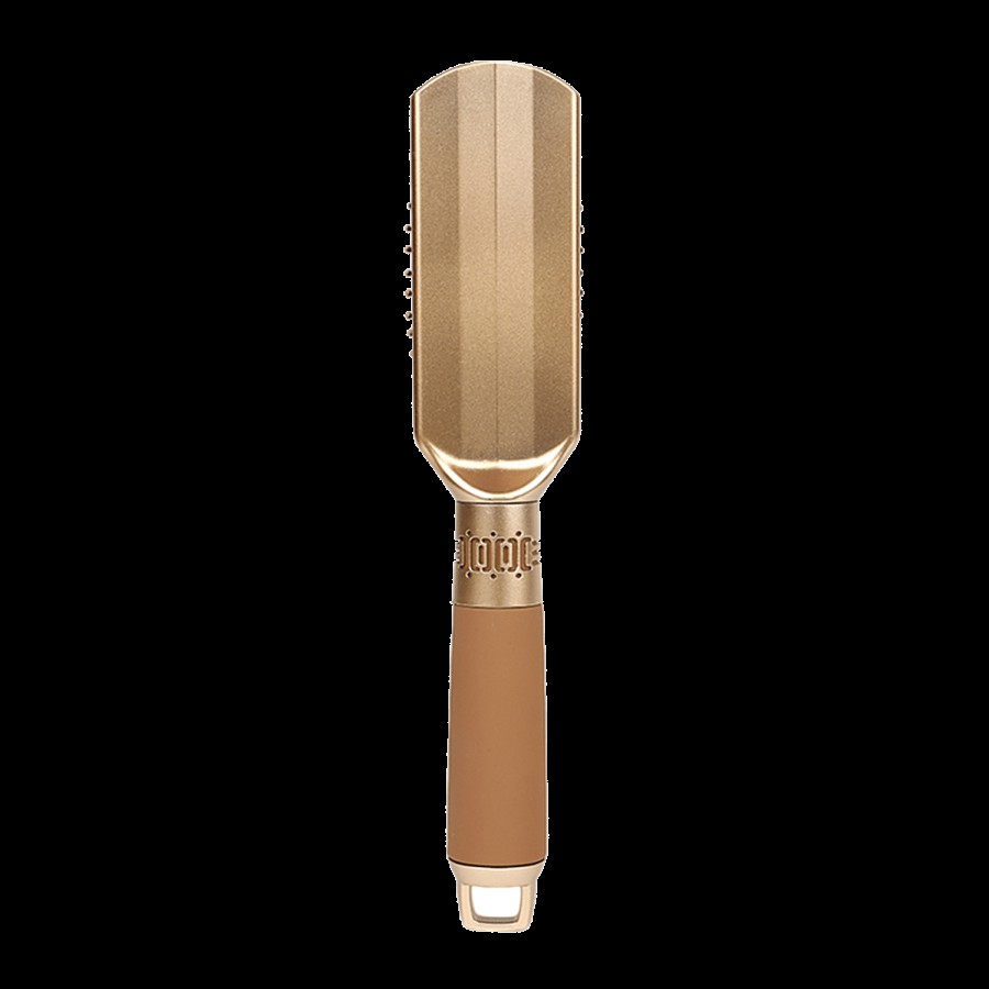 Cute Girl Hair Brush Comb - Golden