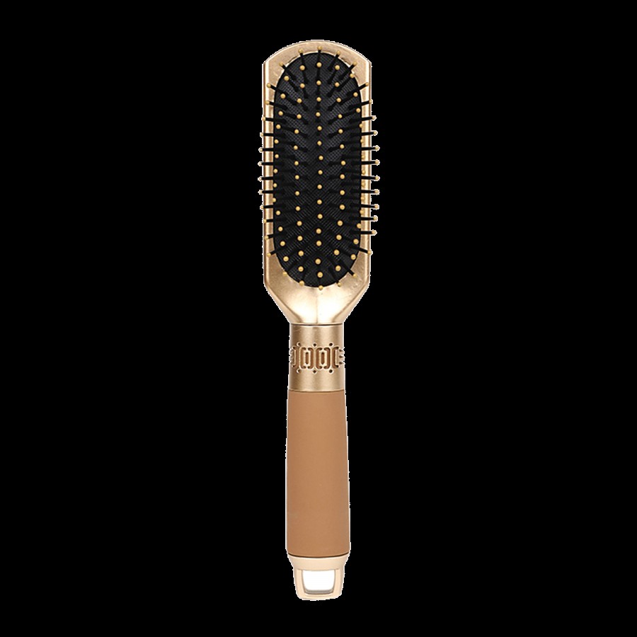 Cute Girl Hair Brush Comb - Golden