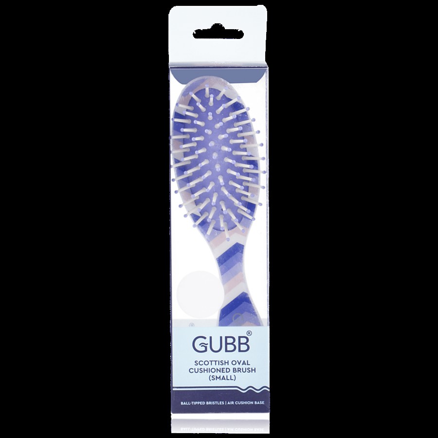 Gubb Oval Cushioned Hair Brush - Scottish Range