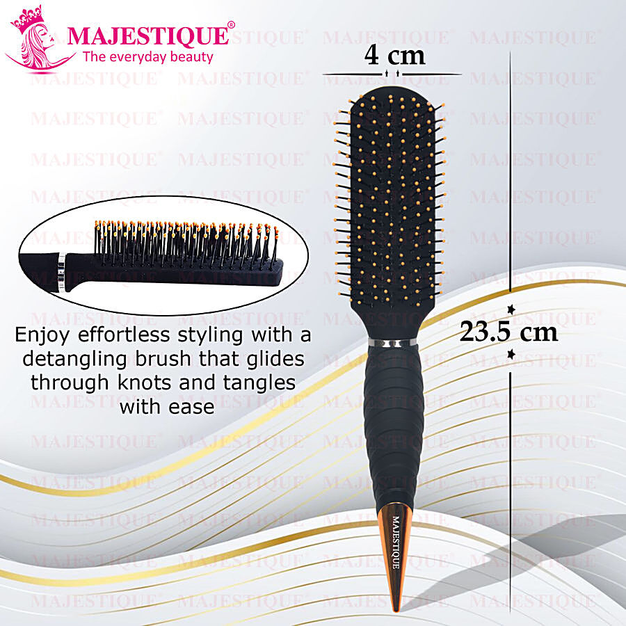 MAJESTIQUE Flat Royal Hair Brush - HR155