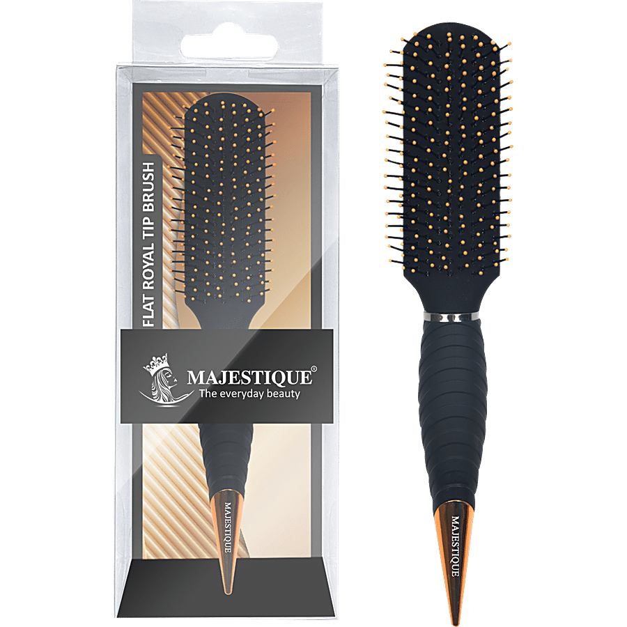 MAJESTIQUE Flat Royal Hair Brush - HR155