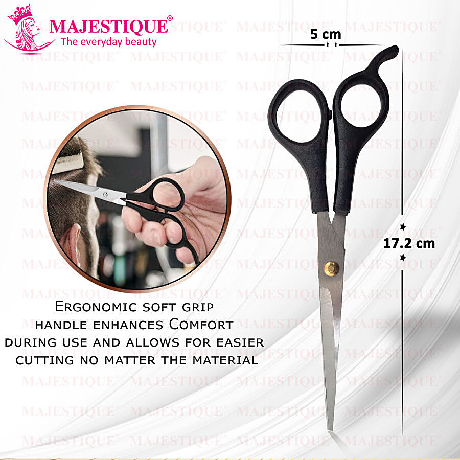 MAJESTIQUE Multiuse Salon Scissor - Stainless Steel Razor