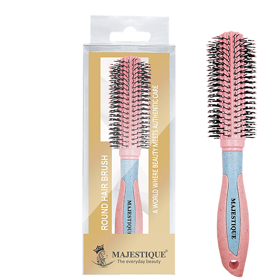 MAJESTIQUE Round Blow Dry Brush - Flexible Bristles