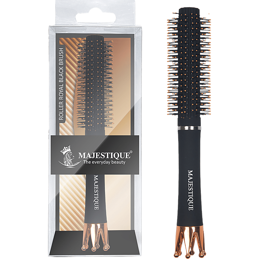 MAJESTIQUE Round Hair Brush - Crown Series