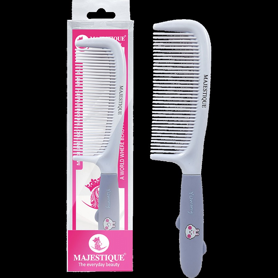 Majestique Comb - Rubber Grip Handle