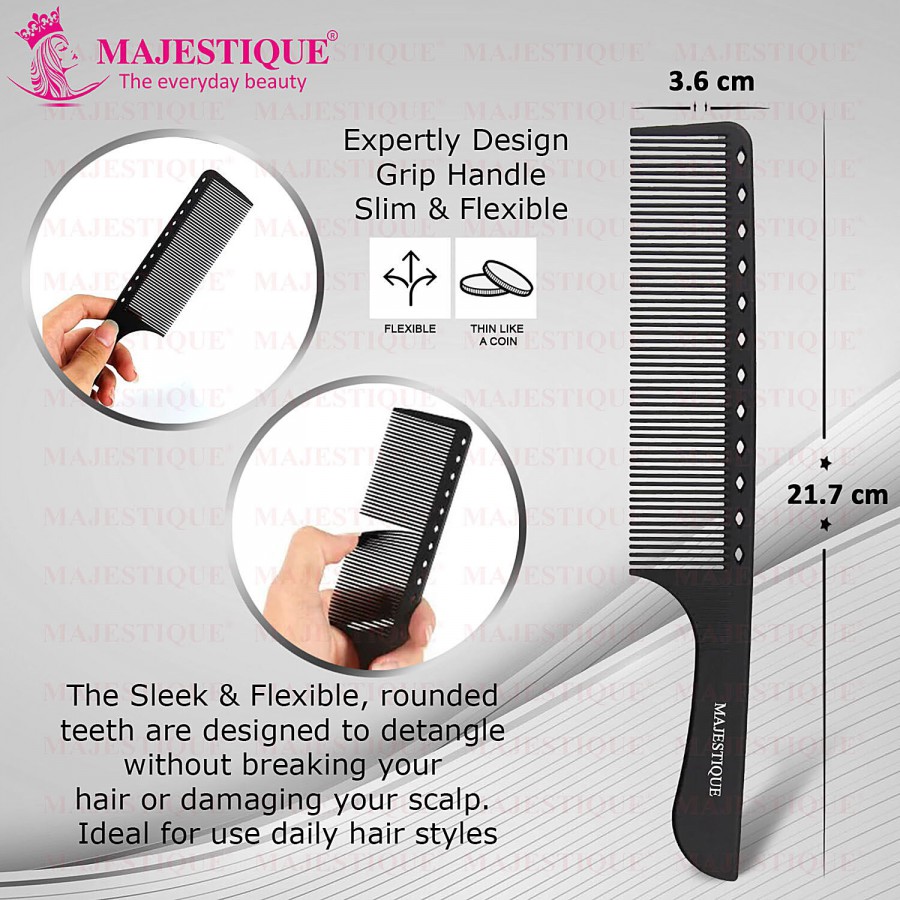 Majestique Flat Top Comb - Anti-Static