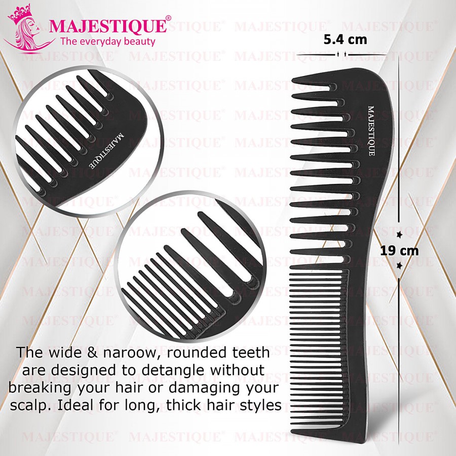 Majestique Hair Styling Comb - Carbon Fibre