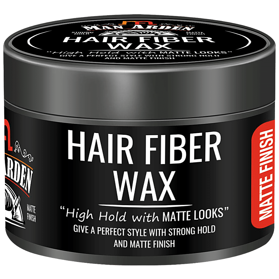 Man Arden Hair Fiber Wax - Styling With Strong Hold & Matte Finish