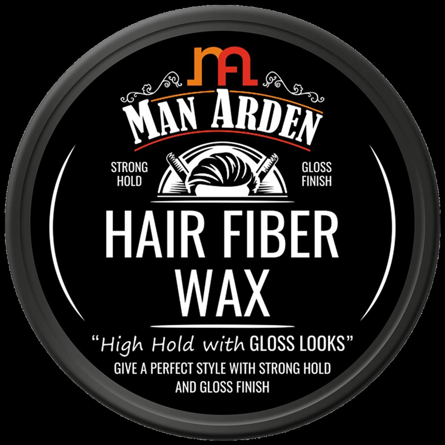 Man Arden Hair Fiber Wax - Strong Hold With Gloss Finish