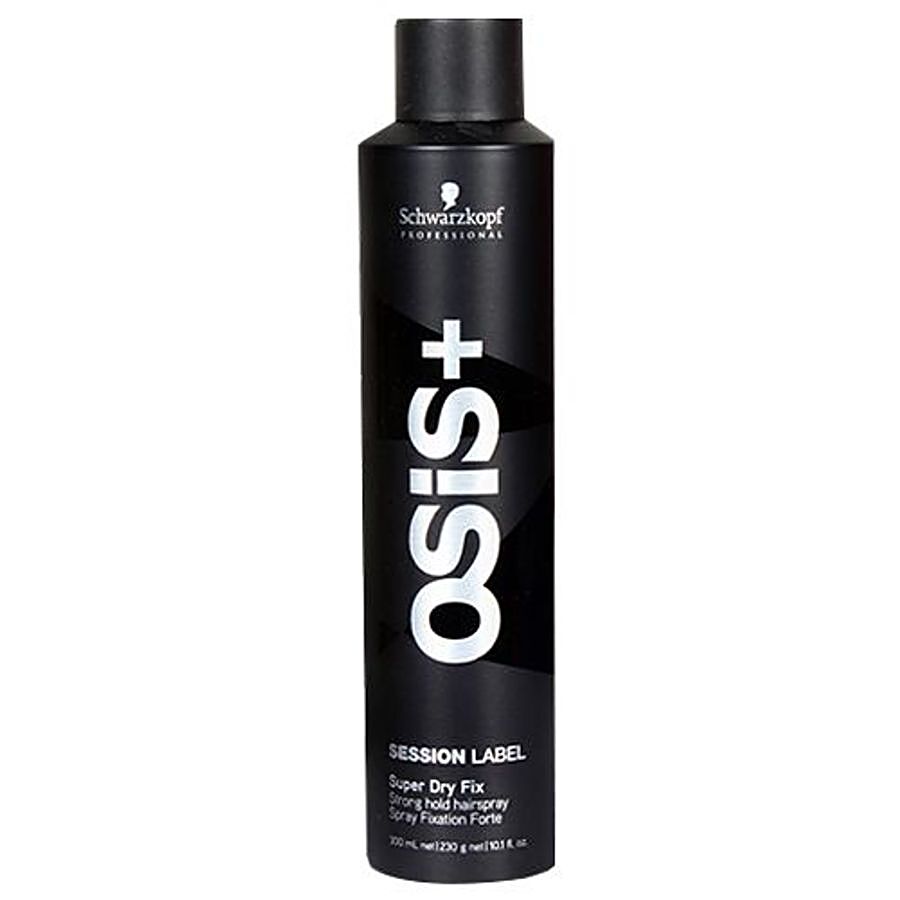 Schwarzkopf Professional Osis+ Session Label Super Dry Flex Strong Hold Hair Spray Fixation Fort