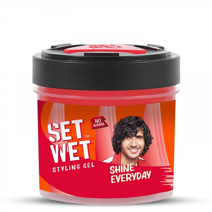 Set Wet Styling Hair Gel for Men - Shine Everyday