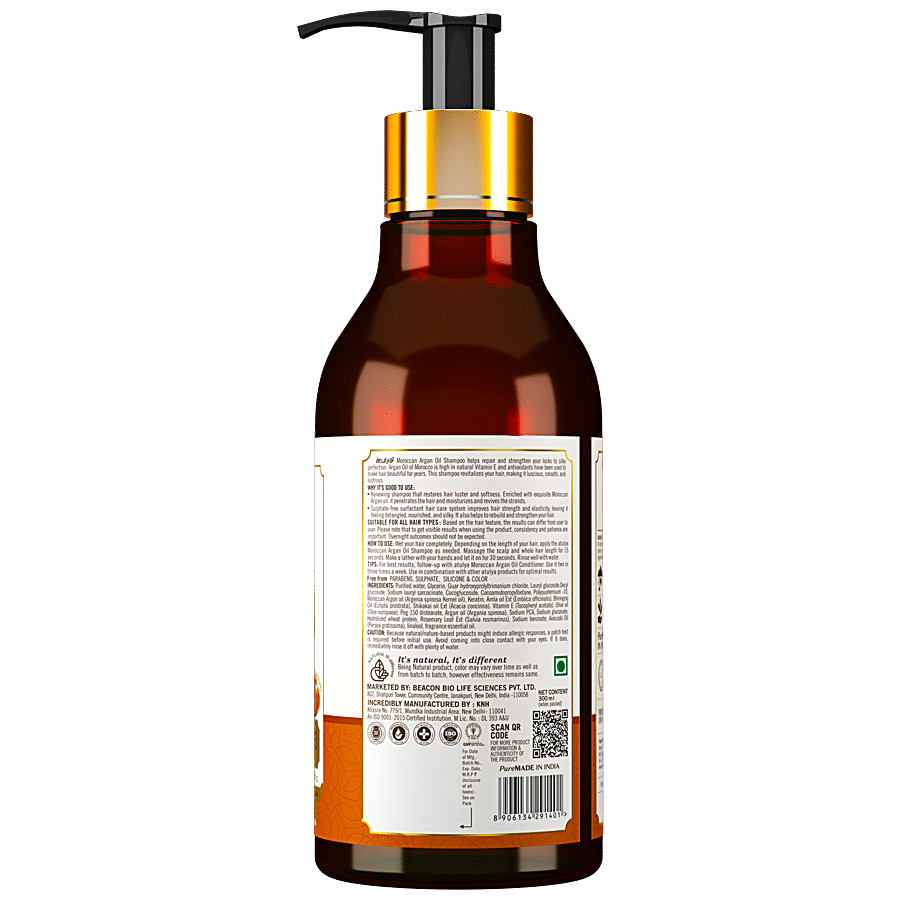 ATULYA Moroccon Argan Oil Shampoo - With Amla Oil