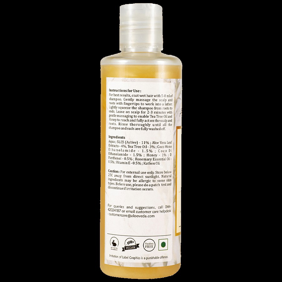 Aloe Veda Anti-Dandruff Treatment Cleansing Shampoo - Aloe Vera