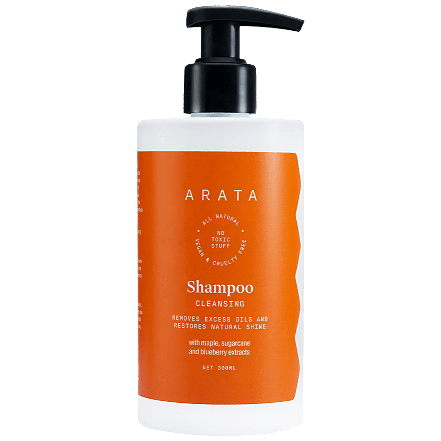 Arata Cleansing Shampoo - With Maple