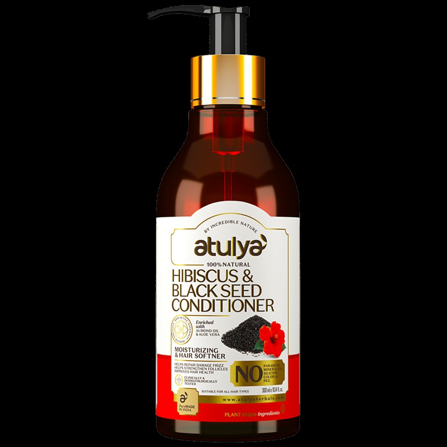 Atulya Hibiscus & Black Seed Hair Conditioner - With Almond Oil