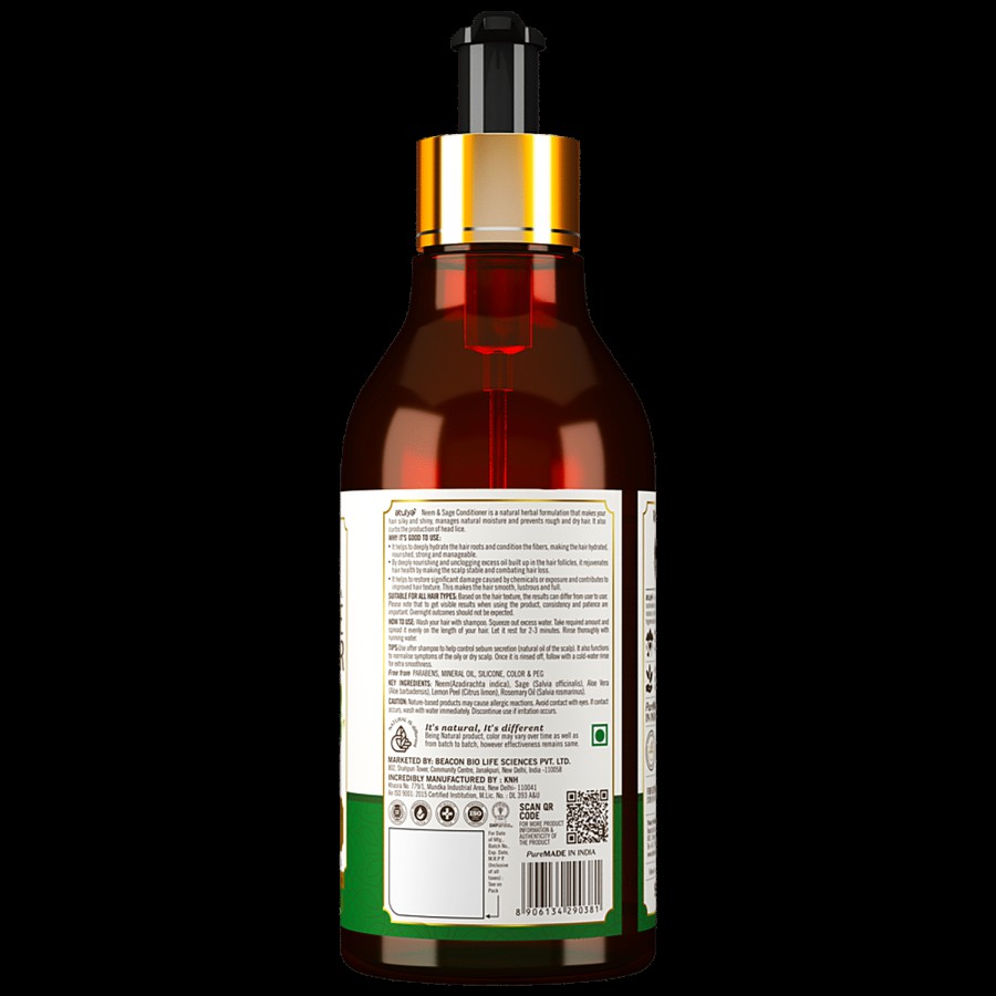 Atulya Neem & Sage Conditioner - With Rosemary Oil