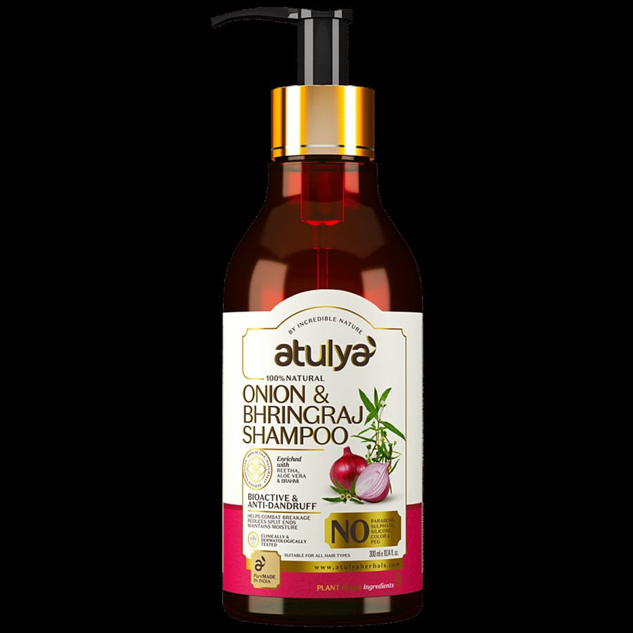 Atulya Onion Bhringraj Hair Shampoo - With Reetha