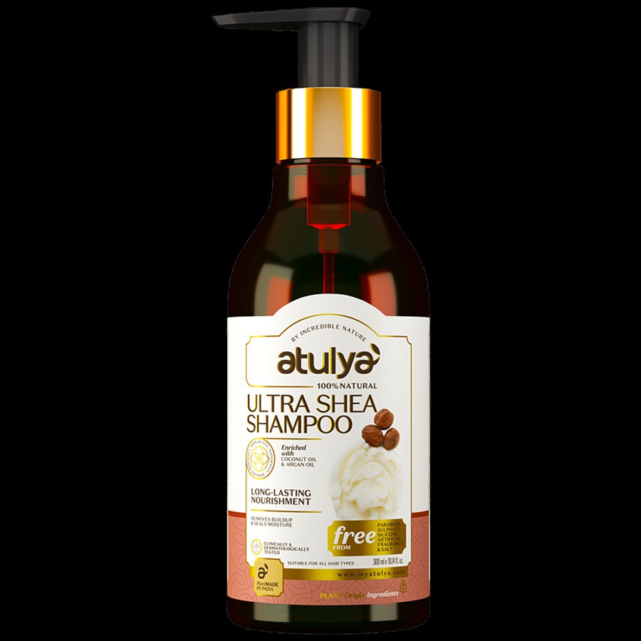 Atulya Ultra Shea Shampoo - With Coconut & Argan Oil