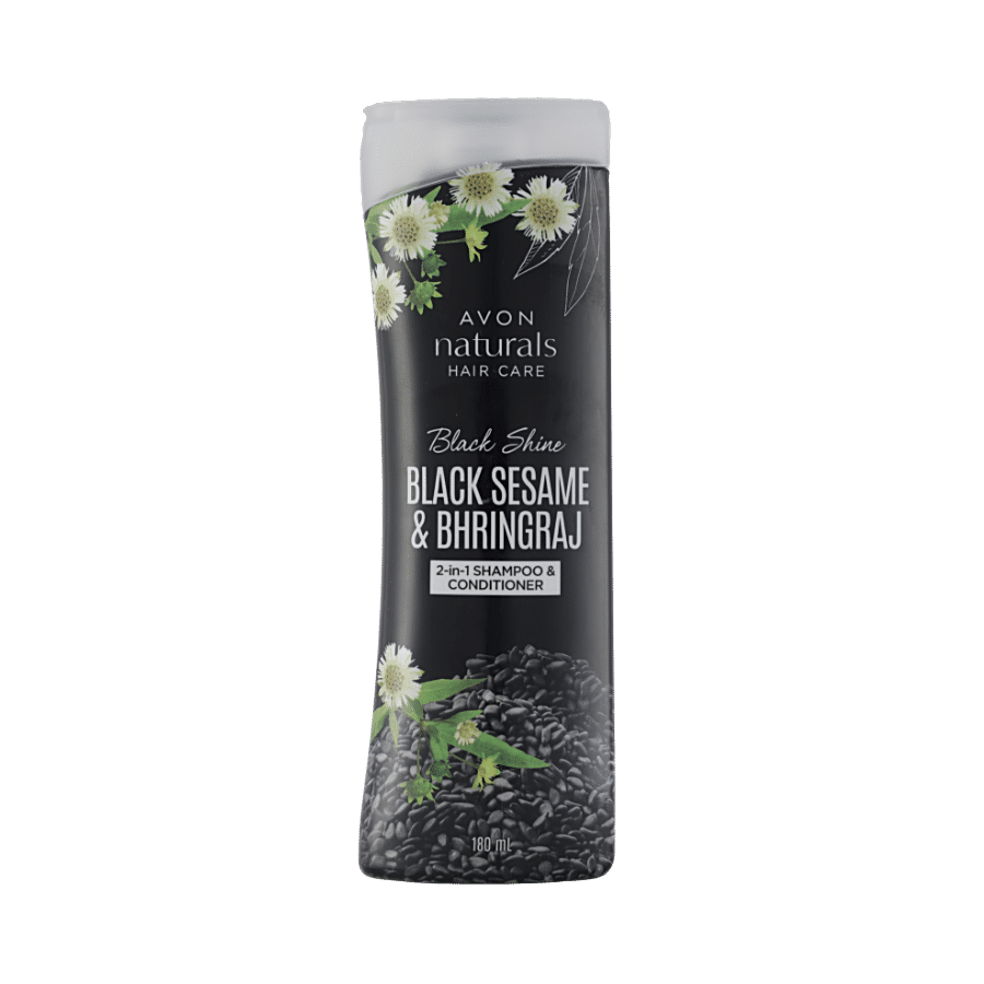 Avon Naturals 2-In-1 Shampoo & Conditioner - Black Sesame & Bhringraj