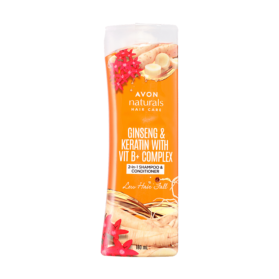 Avon Naturals  2-in-1 Shampoo & Conditioner - Ginseng & Keratin