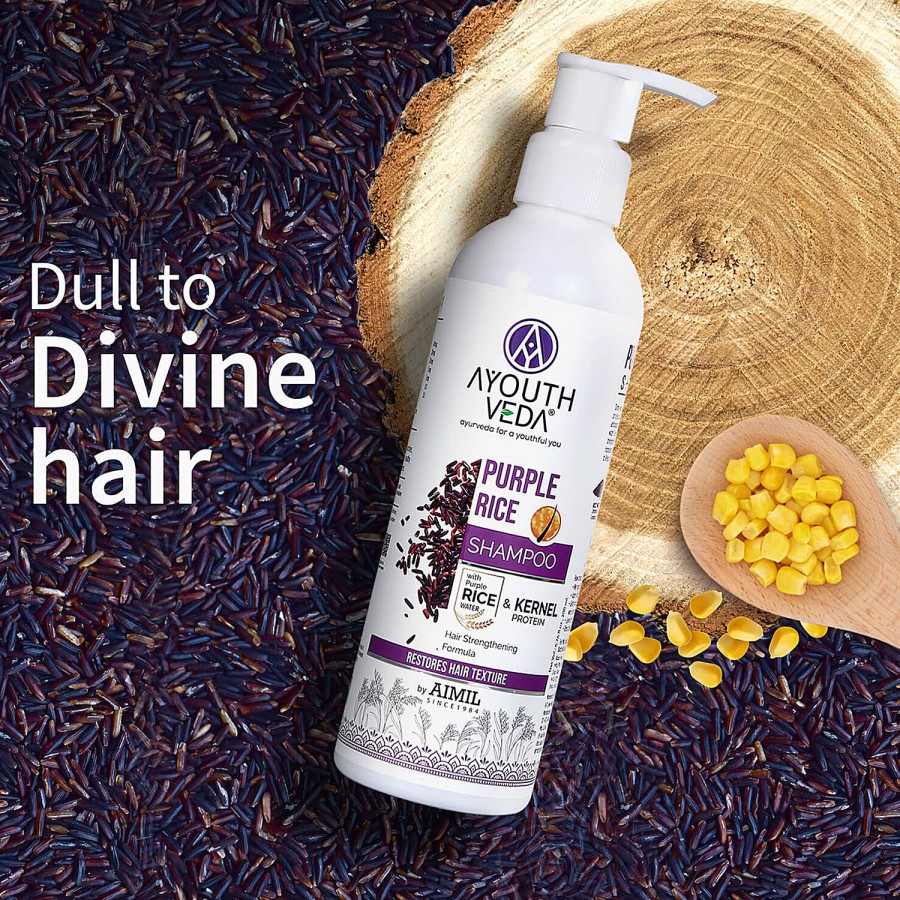 Ayouthveda Purple Rice Shampoo