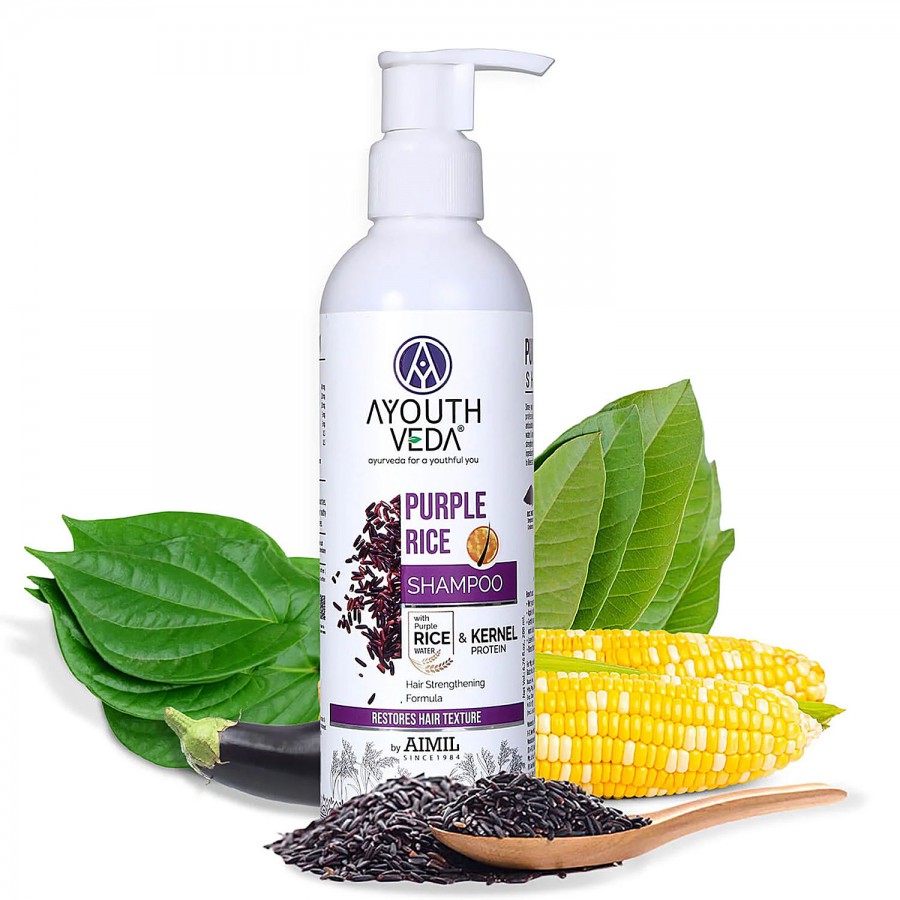 Ayouthveda Purple Rice Shampoo