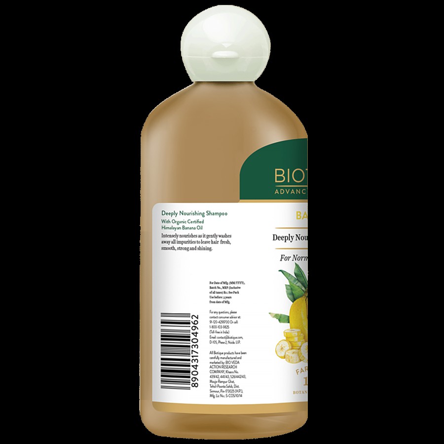 BIOTIQUE Banana Deeply Nourishing Shampoo