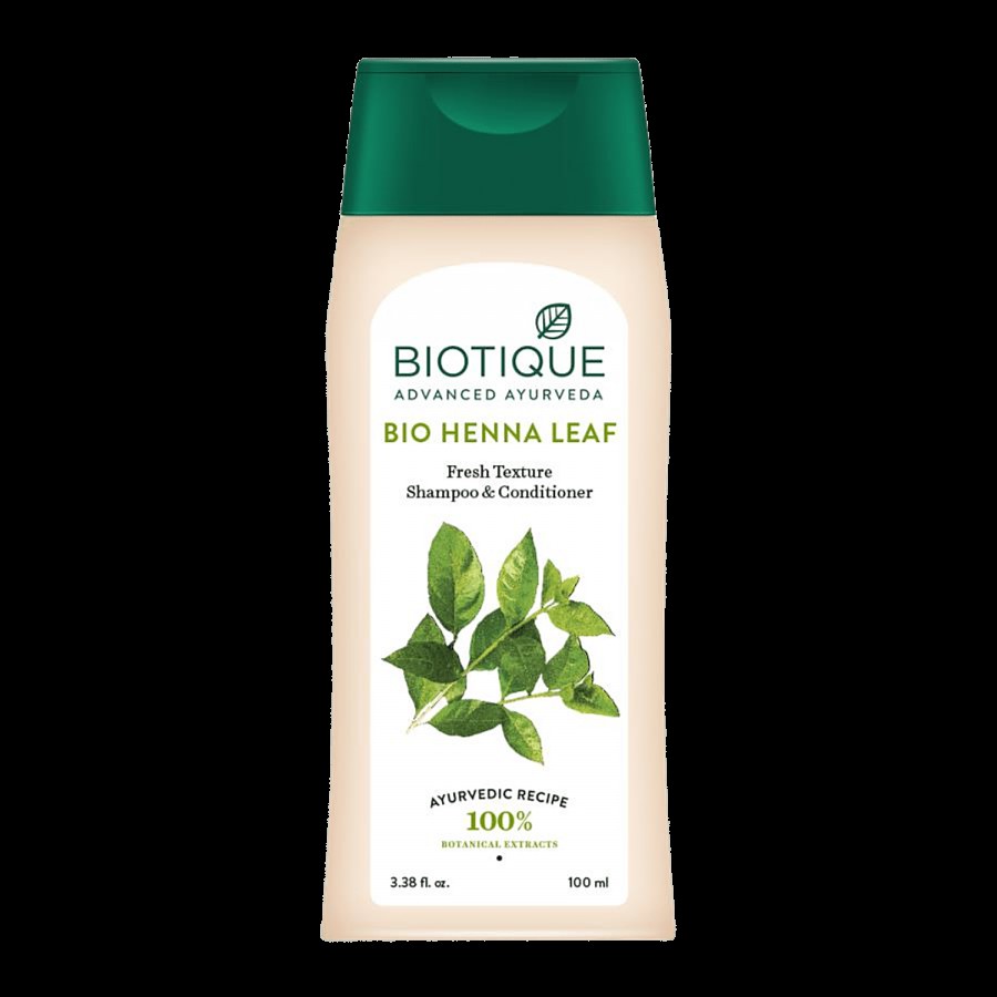 BIOTIQUE Bio Henna Leaf Shampoo & Conditioner