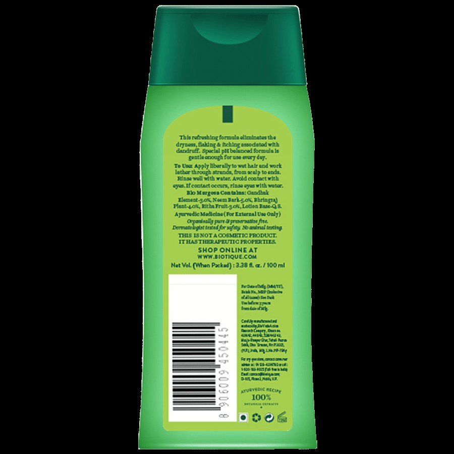 BIOTIQUE Bio Neem Margosa Anti-Dandruff Shampoo & Conditioner