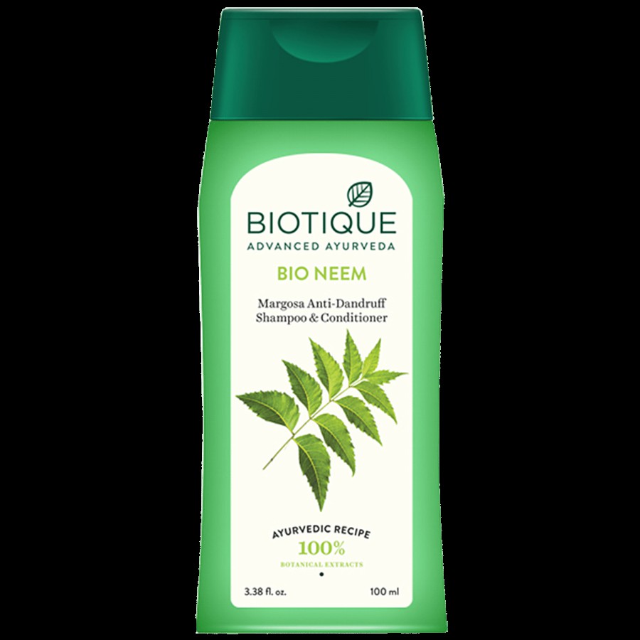 BIOTIQUE Bio Neem Margosa Anti-Dandruff Shampoo & Conditioner